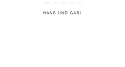 Desktop Screenshot of hansundgabi.de